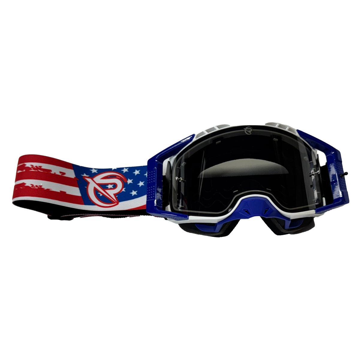 Defiant Pro Motocross Goggle - Old Glory - Premium Motocross Goggle from Rebel Optics - Just $84.99! Shop now at Rebel Optics