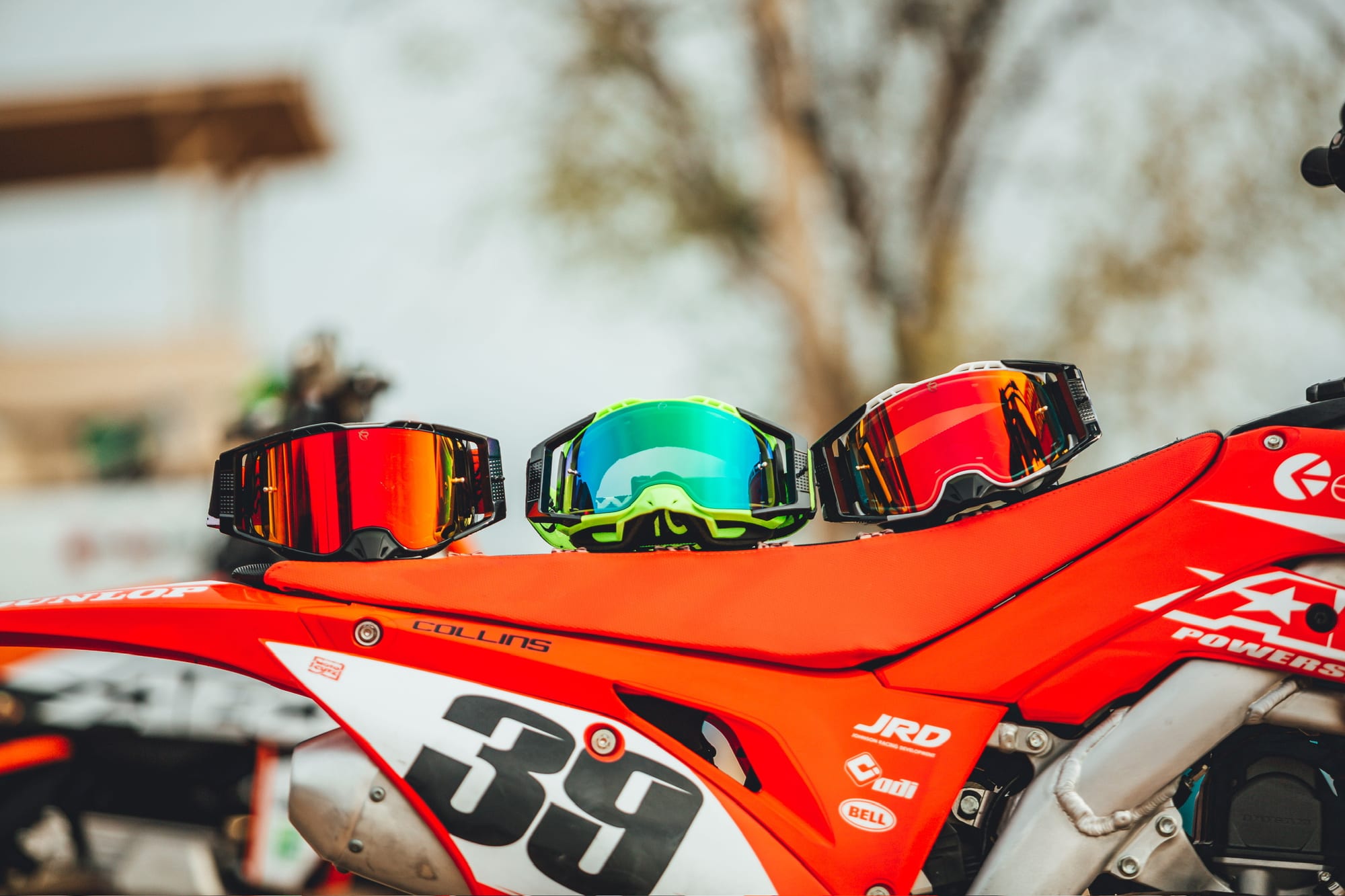 Rebel Optics goggles — premium anti-fog race optics by RWI Motorsports