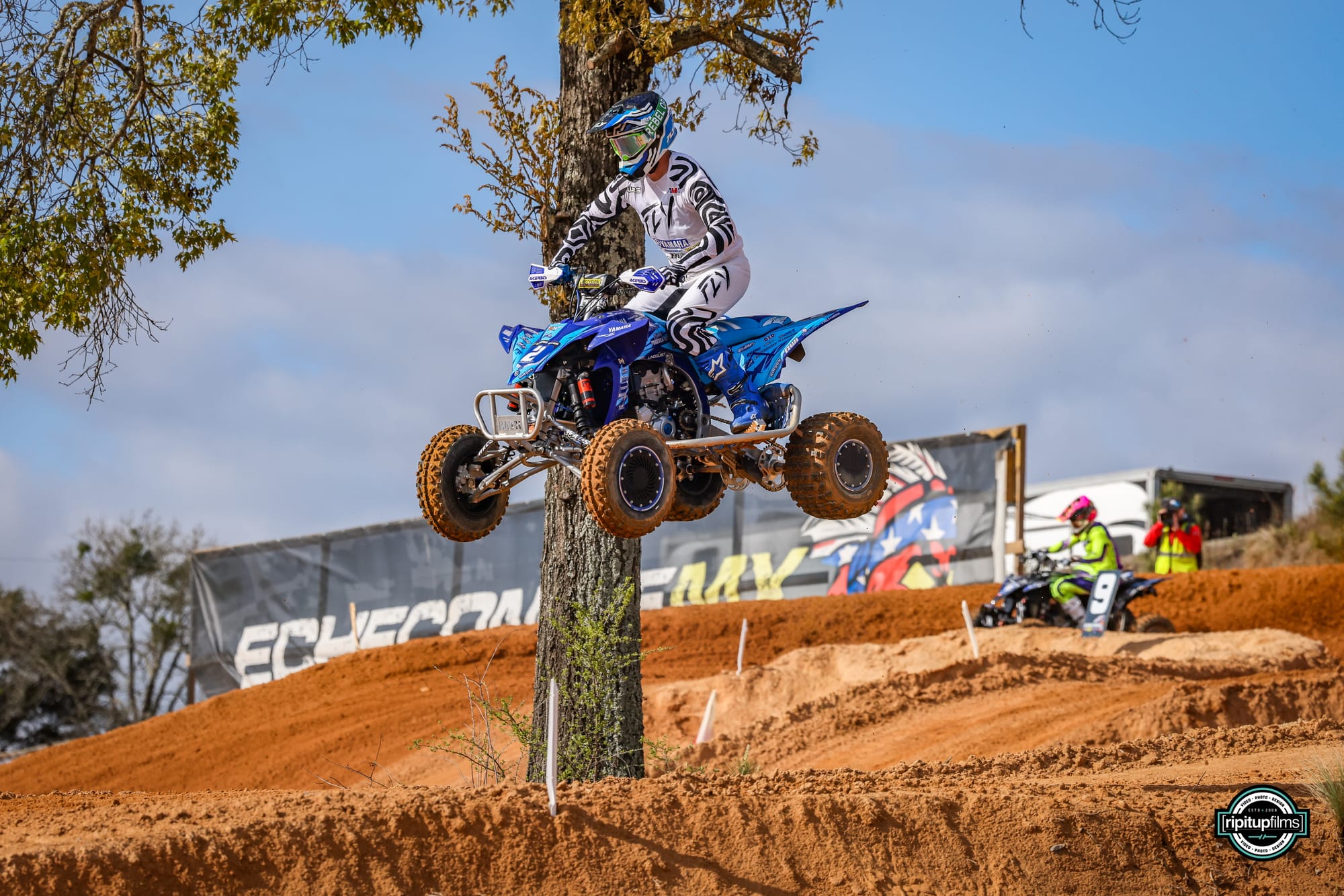 ATV racing action